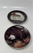 Load image into Gallery viewer, Lot Of 2 Pcs Multicolor Bald Eagle Decorative Collector Plates
