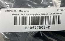 Load image into Gallery viewer, Merge VR Goggles 360 Degree Black Smartphone VR Headset Untested

