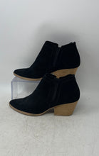 Load image into Gallery viewer, Dolce Vita Womens Black Suede Round Toe Block Heel Ankle Boots Size 8
