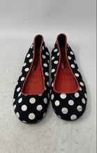 Load image into Gallery viewer, Converse Womens Black White Polka Dot Round Toe Slip-On Ballet Flats Size 7.5
