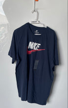 Load image into Gallery viewer, Nike Mens Navy Blue Cotton Short Sleeve Crew Neck Pullover T-Shirt Size XL
