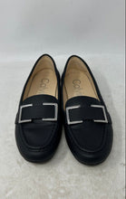 Load image into Gallery viewer, Calvin Klein Womens Lydia Black Leather Round Toe Slip-On Loafer Shoes Size 7

