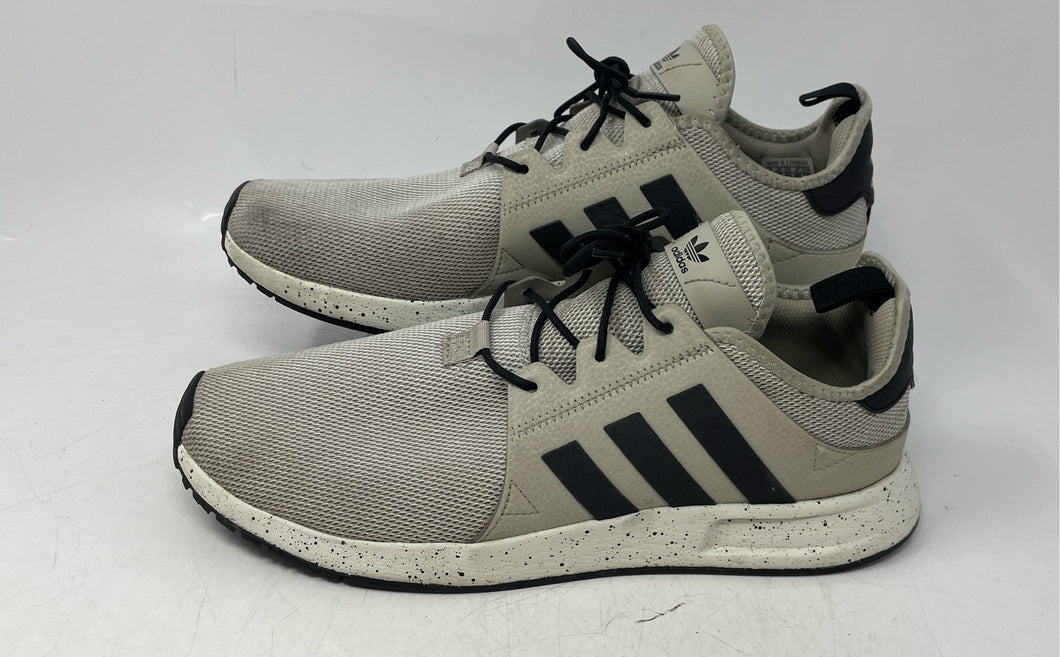 Adidas Mens X PLR BY9255 Gray Black Lace-Up Low Top Sneaker Shoes Size 10.5