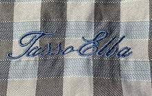 Load image into Gallery viewer, Tasso Elba Mens Blue Striped Print Cotton Short Sleeve Button-Up Shirt Size XXL
