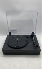 Load image into Gallery viewer, Model R612 Black Turntable Record Player With Speakers Needs Power Cable
