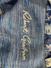 Load image into Gallery viewer, Robert Graham Mens White And Multicolor Printed Cotton Button-Up Shirt Size L/G
