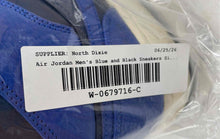 Load image into Gallery viewer, Authentic Nike Mens Air Jordan 1 Mid 554724-412 Blue Black Sneakers Shoes Sz 12
