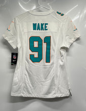 Load image into Gallery viewer, Nike Womens White NFL Miami Dolphins Cameron Wake #91 Football Jersey Sz M W/Tag

