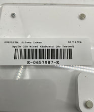Load image into Gallery viewer, Apple Model A1048 USB Wired White Compact Portable Keyboard Not Tested

