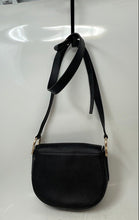 Load image into Gallery viewer, Cole Haan Womens Black Leather Inner Pockets Adjustable Strap Crossbody Bag
