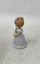 Load image into Gallery viewer, Enesco Growing Up Birthday Girls 4 Year Old Brown Hair Porcelain Figurine
