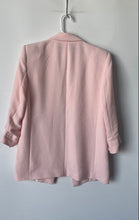 Load image into Gallery viewer, Zara Womens Pink Cuffed Sleeve Notch Collar Open Front Blazer Size Large
