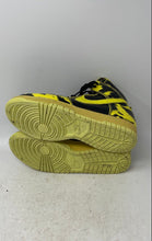 Load image into Gallery viewer, Nike Mens Dunk High 1985 DD9404-001 Black Yellow Print Sneaker Shoes Size 7.5
