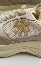 Load image into Gallery viewer, Authentic Tory Burch Womens Kick White Cream Sneakers Shoes Size 6.5 M
