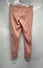 Load image into Gallery viewer, Banana Republic Womens Sloan Coral Beige Geometric Flat Front Cropped Pants Sz 0
