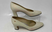 Load image into Gallery viewer, Etienne Aigner Womens Taylor Beige Leather Slip-On Block Pump Heels Size 5.5M

