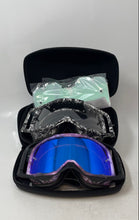 Load image into Gallery viewer, Melon Snow Goggles Purple Marbled Frame Contrasted W/ Blue Mirrored Lens 2 Pcs
