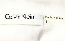 Load image into Gallery viewer, Calvin Klein Womens White Adjustable Spaghetti Strap Mini Dress Size 6
