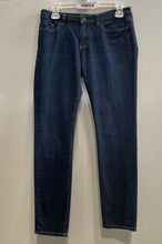 Load image into Gallery viewer, Banana Republic Womens Blue Denim Dark Wash Stretch Skinny Leg Jeans Size 28

