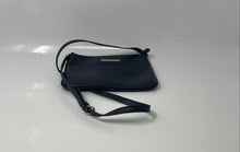 Load image into Gallery viewer, Michael Kors Womens Black Leather Adjustable Strap Zipper Mini Crossbody Bag

