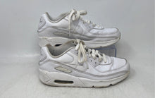 Load image into Gallery viewer, Nike Kids Air Max 90 White Leather Low Top Lace-Up Sneaker Shoes Size 6Y
