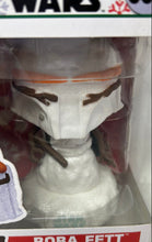 Load image into Gallery viewer, Funko Pop! Star Wars Holiday Snowman Boba Fett #558 Collectible Vinyl Bobblehead

