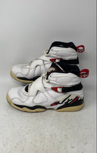 Load image into Gallery viewer, Nike Boys Air Jordan 8 305368-104 White Lace-Up Mid Top Basketball Shoes Size 6Y
