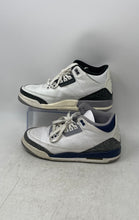 Load image into Gallery viewer, Nike Boys Air Jordan 3 DM0967-106 White Gray Lace-Up Sneakers Shoes Size 6.5Y
