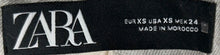 Load image into Gallery viewer, Zara Womens Dark Blue Roll Tab Sleeve Open Front Blazer Jacket Size XS
