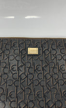 Load image into Gallery viewer, Calvin Klein Womens Black And Brown Leather Inner Divider Zipper Crossbody Bag
