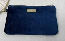 Load image into Gallery viewer, Adrienne Vittadini Womens Blue Detachable Strap Zip Top Wristlet Wallet With Tag
