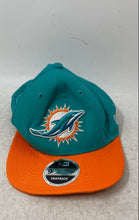 Load image into Gallery viewer, New Era Mens 9Fifty Green Orange NFL Miami Dolphins Embroidered Snapback Hat

