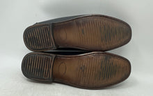 Load image into Gallery viewer, Aston Marc Mens Black Moc Toe Slip-On Driving Loafer Shoes Size 10

