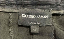 Load image into Gallery viewer, Authentic Giorgio Armani Womens Black Straight Leg Dress Pants Size EUR 42
