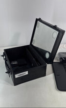 Load image into Gallery viewer, Cosmetic Makeup And Organizer Case With Built In Mirror &amp; Compartments
