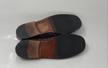 Load image into Gallery viewer, Cole Haan Mens Brown Woven Leather Moc Toe Slip-On Loafer Shoes Size 9B
