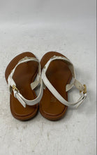 Load image into Gallery viewer, Michael Kors Womens Casey White Leather Logo Buckle Thong Sandals Size 5M
