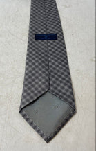 Load image into Gallery viewer, Collezione Esclusiva Mens Gray Geometric Print Adjustable Long Designer Tie
