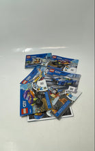 Load image into Gallery viewer, Lot Of 7 Pcs Assorted Lego City Large Print Mixed Instruction Manuals For Age 3+

