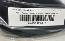 Load image into Gallery viewer, Marc Fisher Womens Girafee2 Black Pointed Toe Stiletto Pump Heels Size 10M

