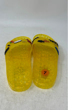 Load image into Gallery viewer, Karl Lagerfeld Paris Womens Thea Yellow Open Toe Slide Sandals Size 7M EUR 37.5B
