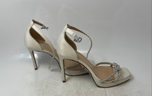 Load image into Gallery viewer, Vince Camuto Womens Klaresia Ivory Embellished Ankle Strap Heels Size 8.5M
