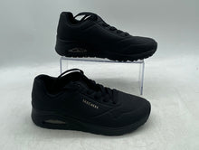 Load image into Gallery viewer, Skechers Womens Uno Stand On Air 73690 Black Lace-Up Sneaker Shoes Size 8.5
