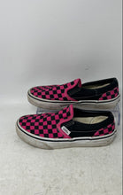 Load image into Gallery viewer, Vans Girls Classic 721356 Pink Black Checkerboard Slip-On Sneakers Shoes Size 2

