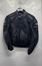 Load image into Gallery viewer, Fieldsheer Mens Black Long Sleeve Full Zip Motorcycle Jacket Size 38/48
