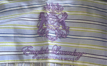 Load image into Gallery viewer, English Laundry Mens Purple Striped Long Sleeve Dress Shirt Size L 17.5 34/35
