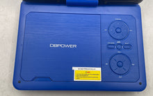 Load image into Gallery viewer, DBPower Blue 9 Inch Swivel Screen Portable DVD Player Not Tested
