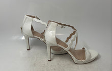 Load image into Gallery viewer, Kelly &amp; Katie Womens Litton White High Heel Platform Strappy Sandals Size 8M
