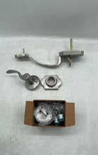 Load image into Gallery viewer, Single Cylinder Handleset With Shelby Lever In A Satin Nickel Finish With Box
