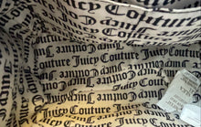 Load image into Gallery viewer, Juicy Couture Womens Gray Black Monogram Print Crossbody Purse With Tags
